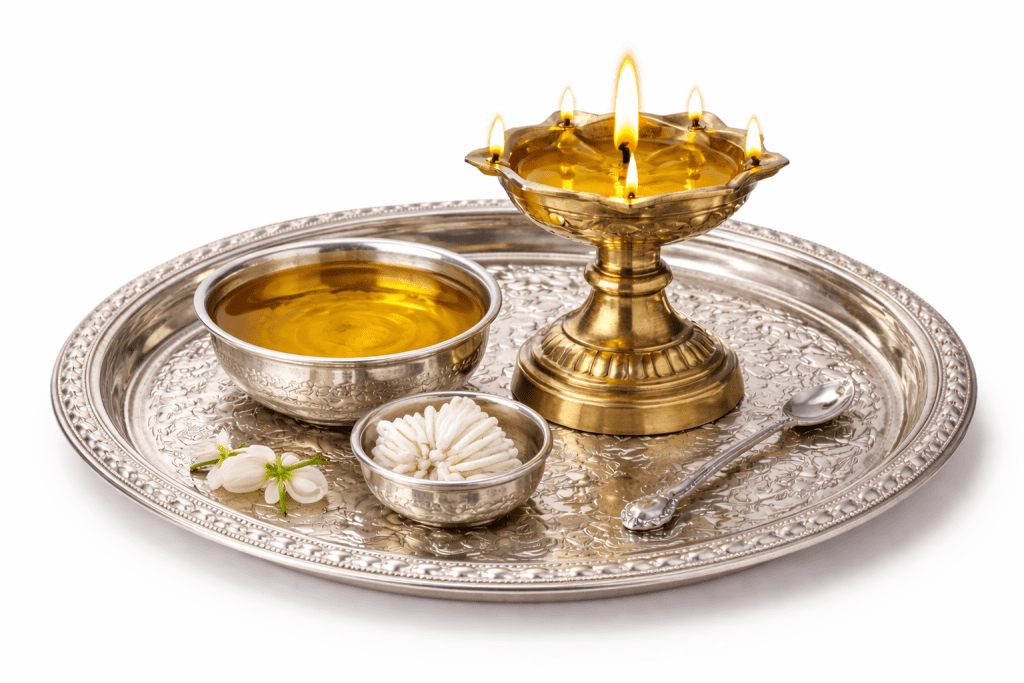 Taila Nanda Deepa Seva - Sacred Oil Lamp Offering at Ruju Yogi Foundation