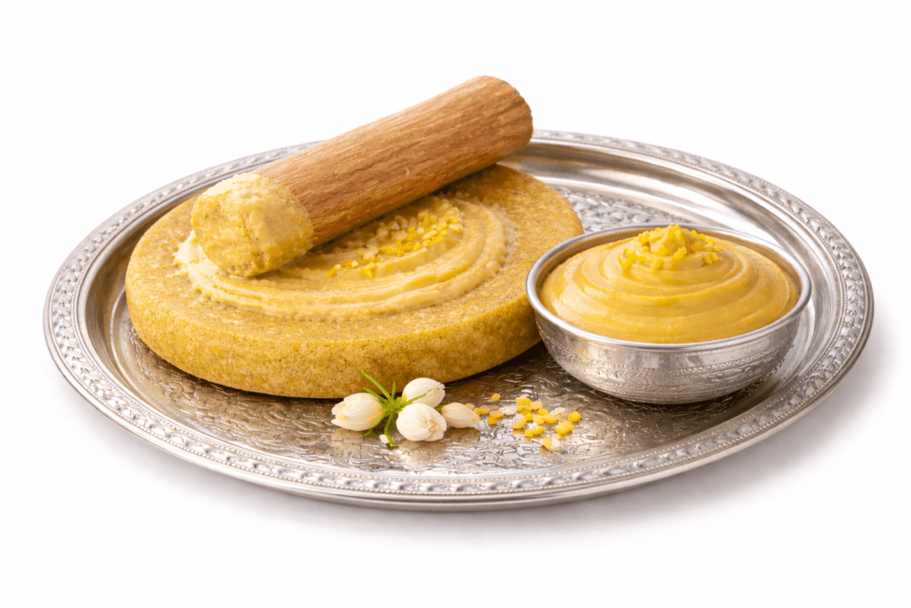 Sri Gandhalepana Seva - Sacred Sandalwood Paste Offering at Ruju Yogi Foundation