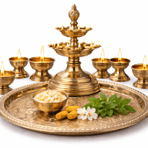 Deeparadhane Seva - Sacred Lamp Offering at Ruju Yogi Foundation