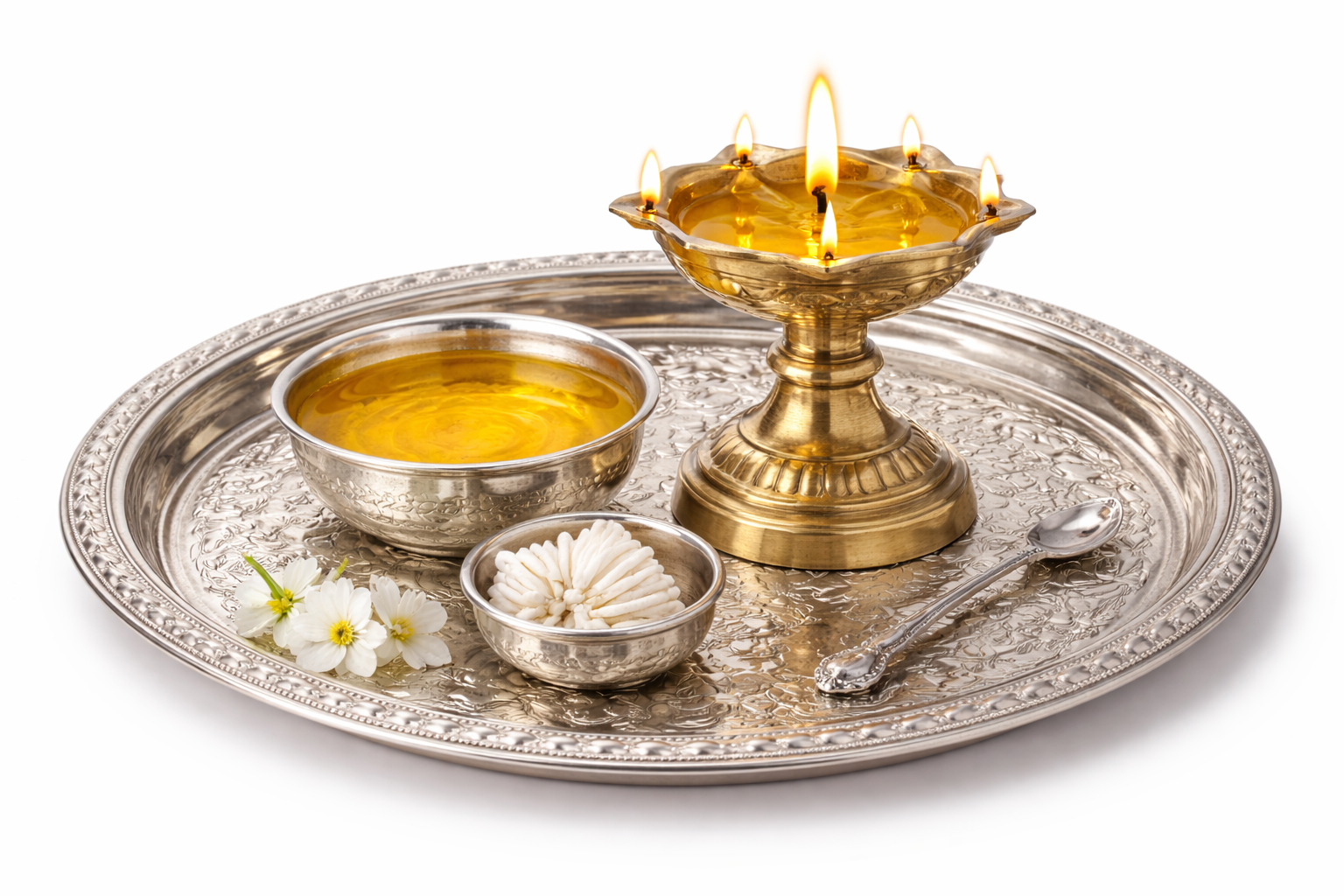 Ghruta Nanda Deepa Seva - Sacred Ghee Lamp Offering at Ruju Yogi Foundation