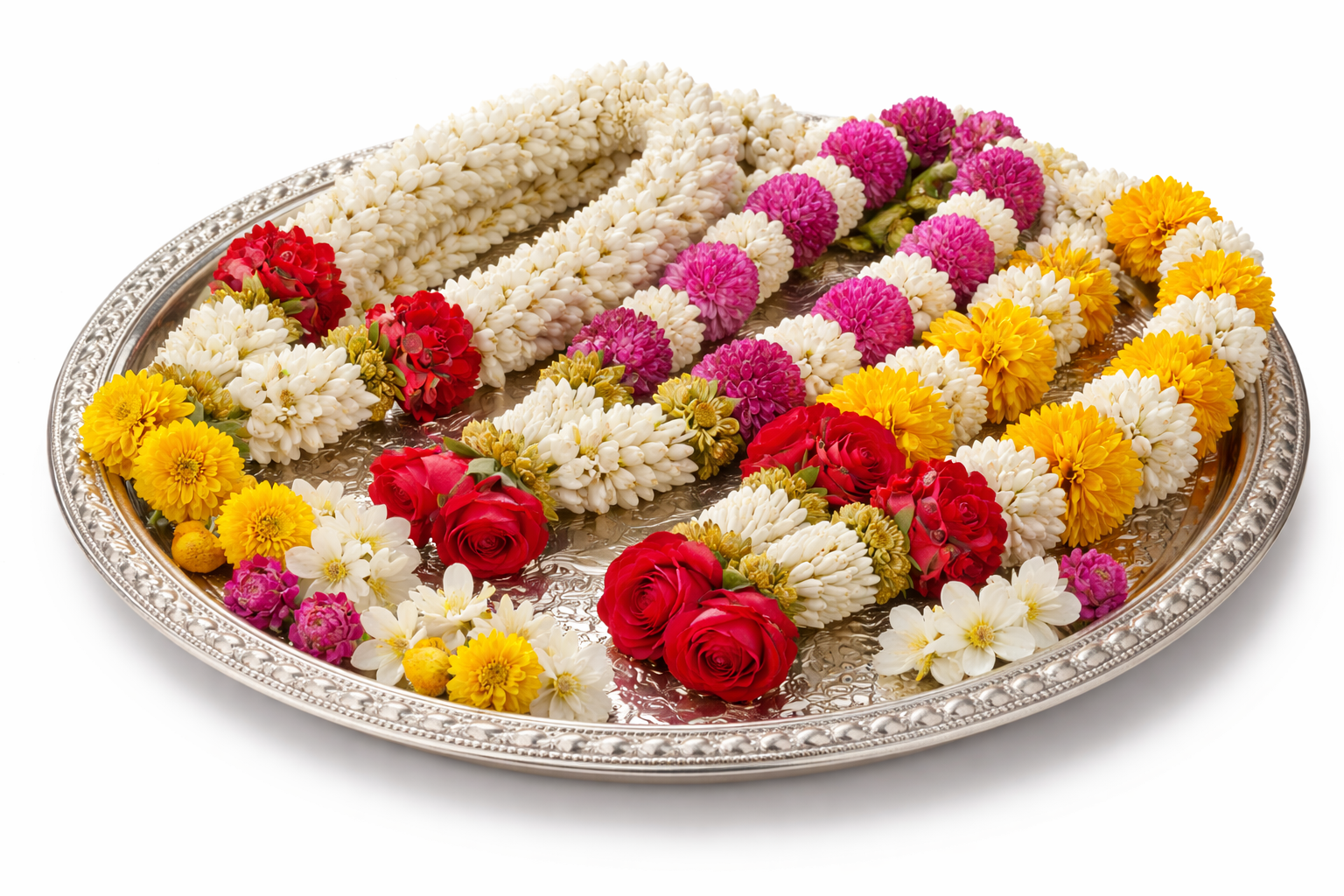 Pushpalankara Seva - Sacred Floral Decoration at Ruju Yogi Foundation